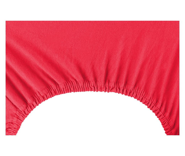Rjuha z elastiko Nephrite Red 140x200 cm