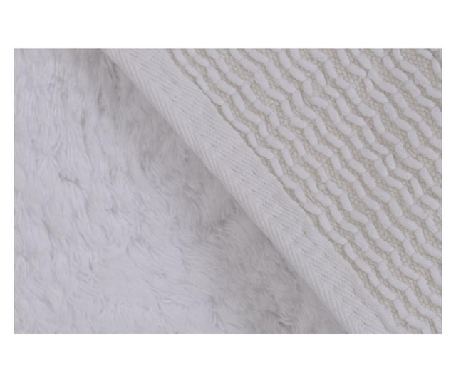Kopalniška preproga Organic Soft 1500  White 60x90 cm
