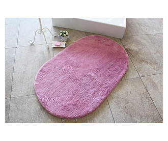 Covoras de baie Chilai Home, Colors of Oval  Lilac, fibre acrilice antibacteriene, 60x100 cm, lila