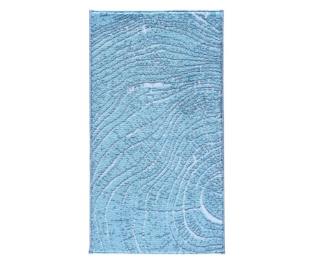 Dywanik łazienkowy Lumber  Blue
White 80x140 cm