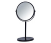 Oglinda cosmetica Wenko, otel, 19x15x35 cm, negru