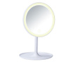 Oglinda cosmetica Wenko, plastic, 18x18x28 cm, alb