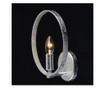 Aplica de perete Exquisite Lighting, Jester, metal, Incandescent, max. 40 W, E14, gri argintiu, 25x25x26 cm