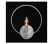 Aplica de perete Exquisite Lighting, Jester, metal, Incandescent, max. 40 W, E14, gri argintiu, 25x25x26 cm