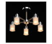Lustra Functional Lighting, Forest, metal, Incandescent, max. 40 W, E14, gri argintiu/alb, 54x54x30 cm
