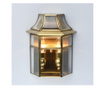 Aplica de perete Exquisite Lighting, Corso, alama, Incandescent, max. 40 W, E14, maro, 27x23x10 cm