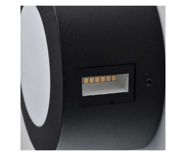 Aplica de perete Functional Lighting, Mercury, aluminiu, Led, negru, 13x13x13 cm