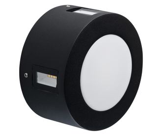 Aplica de perete Functional Lighting, Mercury, aluminiu, Led, negru, 13x13x13 cm