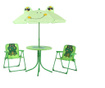 Frog 2 db Kültéri szék, asztal és ernyő