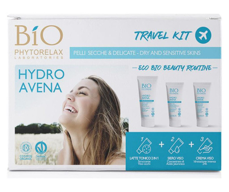 Комплект козметика за лице 3 части за пътуване Biophytorelax