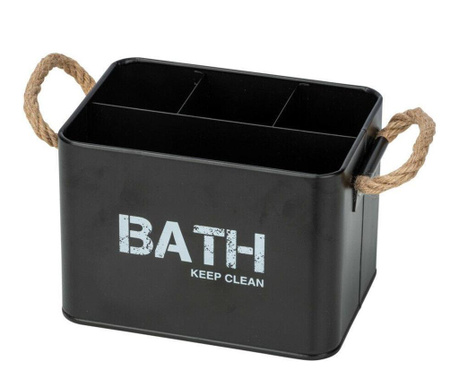Držač za kupaonski pribor Bath Black