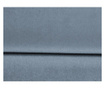 Amaryllis Velvet Blue Grey and Black Chrome Four Megfordítható és kihúzható sarokkanapé