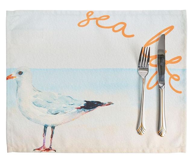 Комплект 2 подложки за хранене Sea Life 33x45 cm