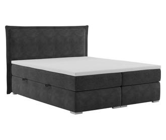 Легло с матрак и табла Kubric Dark Grey 140x200 cm