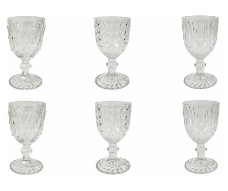 Set 6 čaše Loira Transparent