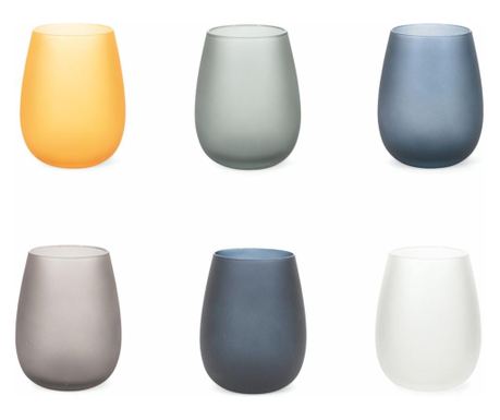 Set 6 kozarcev za vodo Cala Dorada Multicolor