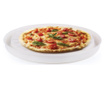 Tava microunde pentru pizza Excelsa, polipropilena, alb/portocaliu, 27x27x3 cm