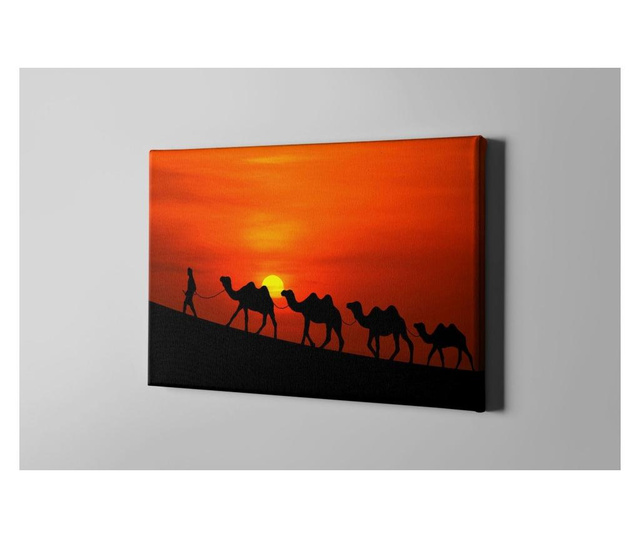 Tablou Casberg, Four Camels, canvas din bumbac