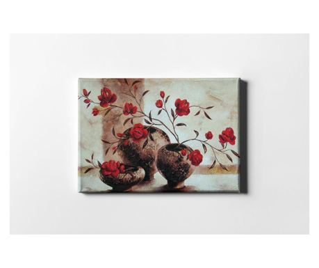 Slika Vase And Red Flower 60x90 cm