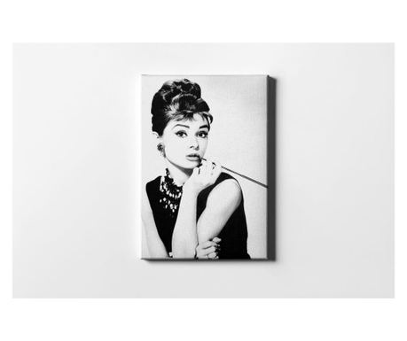 Slika Black White Woman 40x60 cm