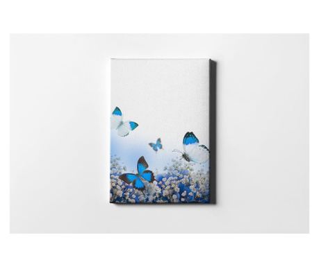 Slika Blue Butterflies 60x90 cm
