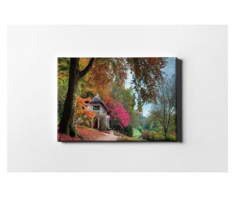 Tablou Casberg, Forest House, canvas din bumbac, 40x60 cm