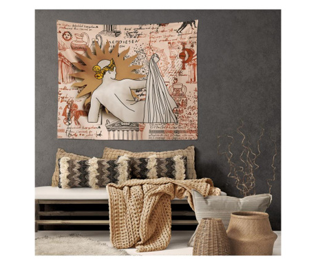 Večnamenska tapiserija Sun 120x145 cm
