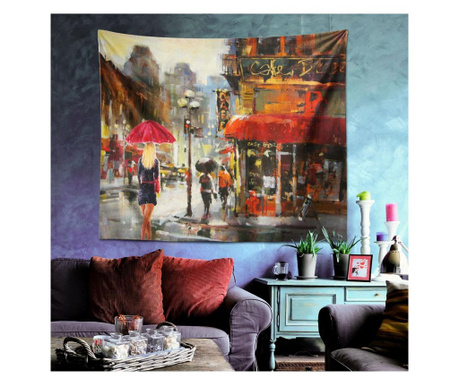 Višenamjenska tapiserija Cafe Paris 120x145 cm