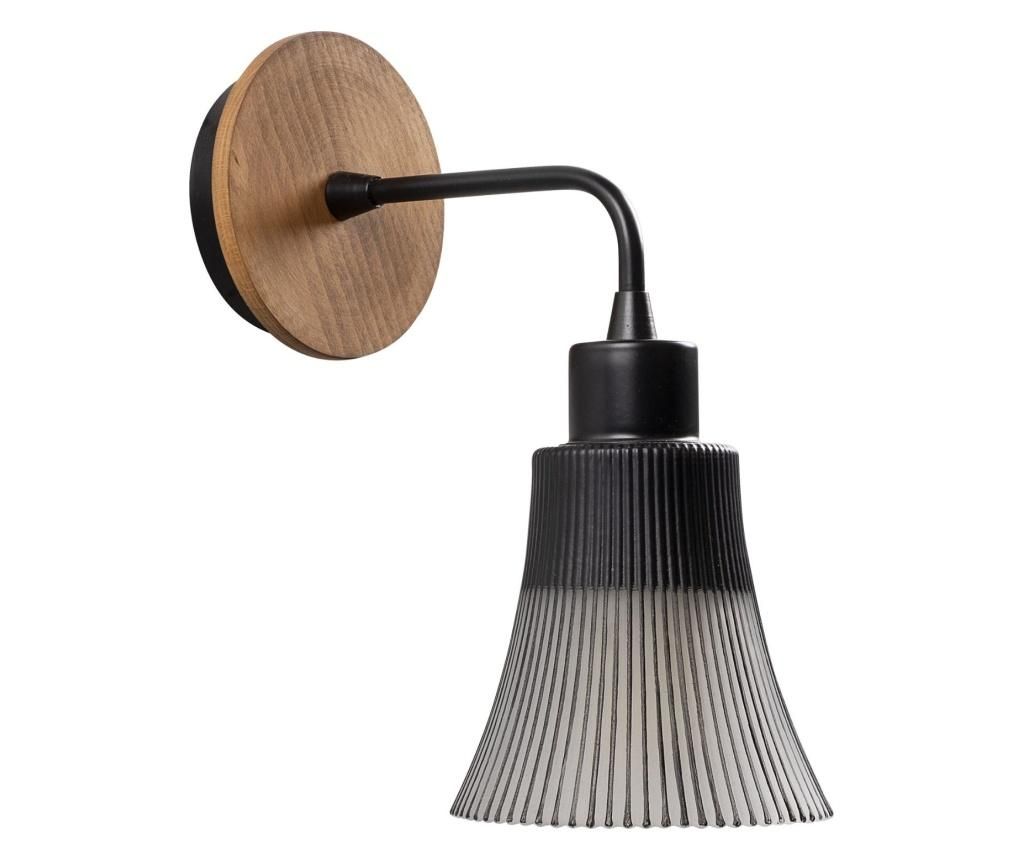 Aplica de perete Noor, Khepri Black, metal, negru, 24x13x28 cm