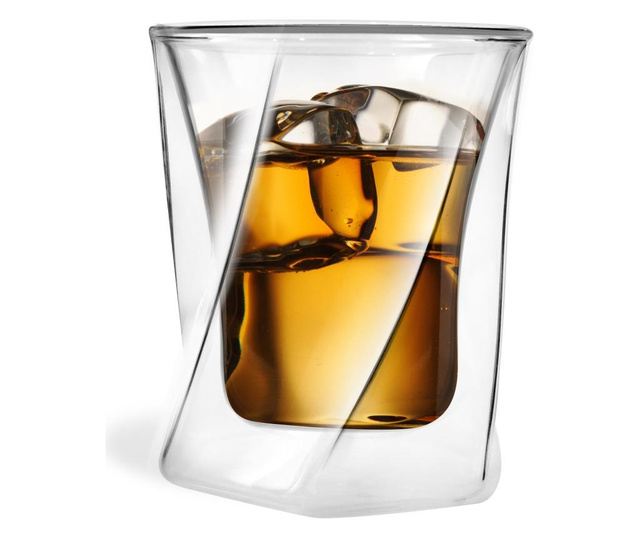 Set 6 čaše za whisky i 6 slamki