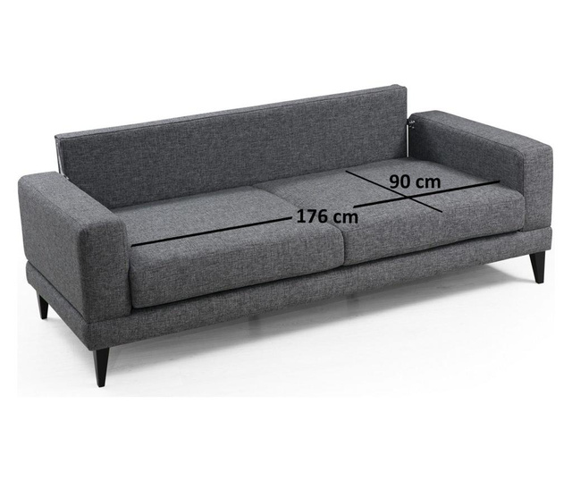 Nordic Háromszemélyes kanapé