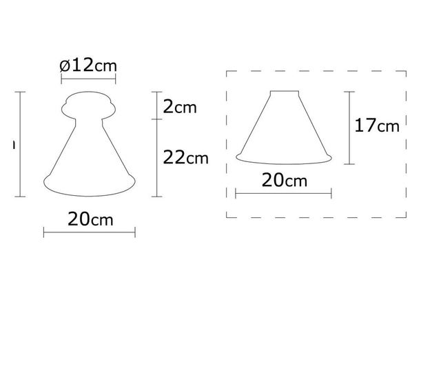 Závěsná lampa Ailanto