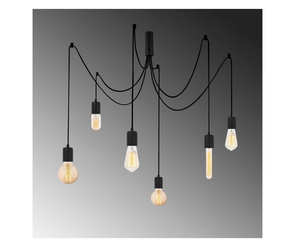 Závěsná lampa Kabluni Six Black Round - 4