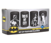 Set de 4 pahare mini Batman 100 ml
