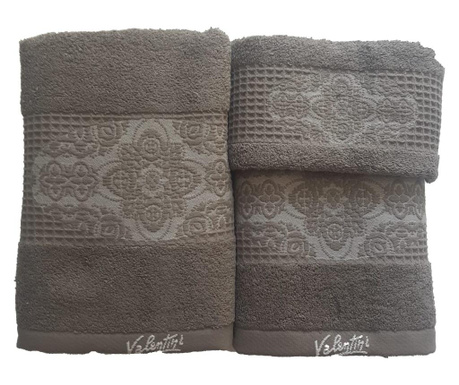 Комплект 3 кърпи за баня Grey Flower