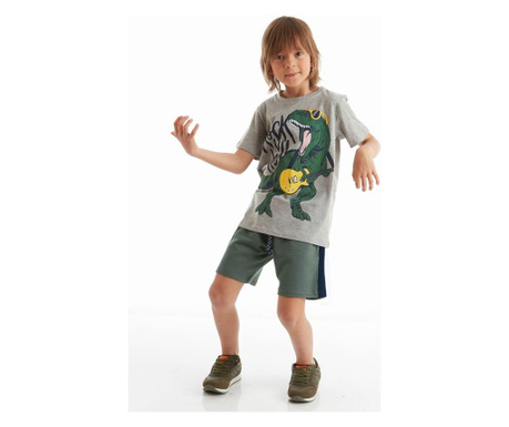 Комплект панталон и тениска за момче Rock Dino