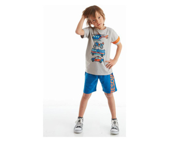 Σετ σορτς και κοντομάνικο μπλουζάκι για αγοριών Rescue Team 2 χρονών