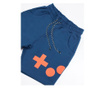 Set tricou si pantaloni pentru baieti Denokids, Gameboy, bleumarin