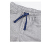 Set tricou si pantaloni pentru baieti Mushi, Wow Rock, gri/bleumarin