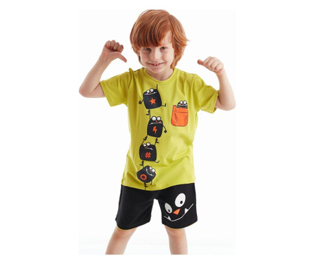 Комплект панталон и тениска за момче Monsters