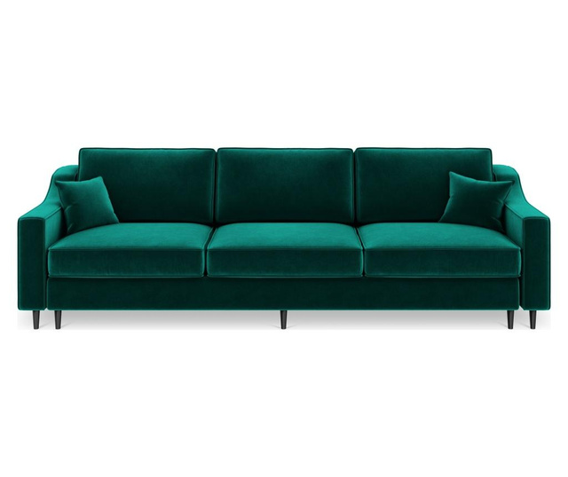 Amaryllis Bottle Green Kihúzható háromszemélyes kanapé