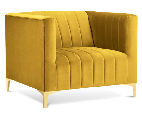 Fotel Tutti Velvet Yellow