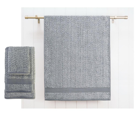 Комплект 3 кърпи за баня Melange Grey