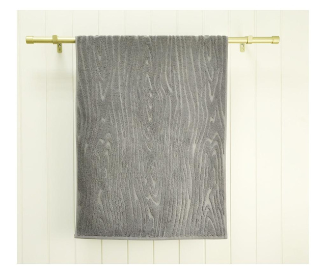 Wood Grey 2 db Fürdőszobai törölköző 48x90 cm