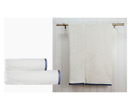 Комплект 2 кърпи за баня Seashell White