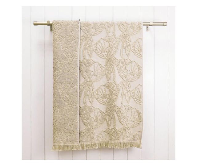 Ręcznik kąpielowy Blossom Beige 70x140 cm