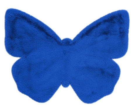 Χαλί Fluffy Kids Butterfly Blue 70x90 cm