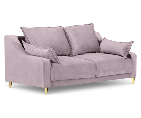 RESIGILAT Canapea 2 locuri Mazzini Sofas, Pansy Pink, roz, 150x94x90 cm