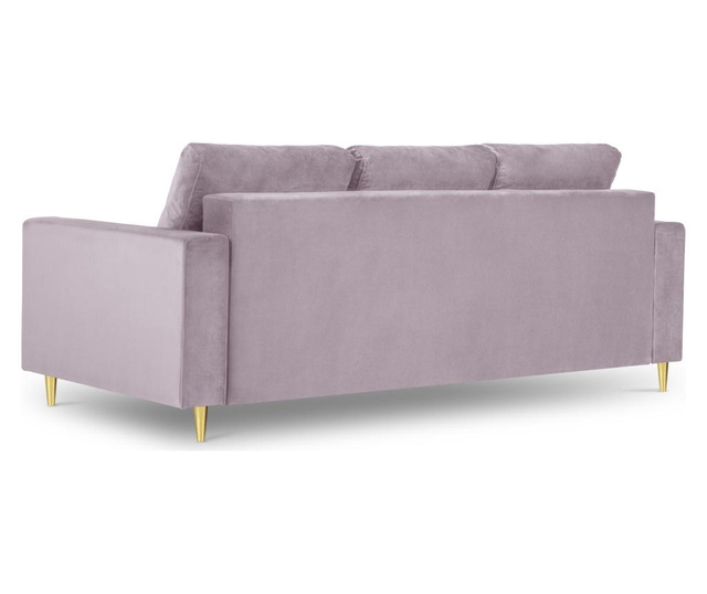 Mimosa Pink Kihúzható háromszemélyes kanapé