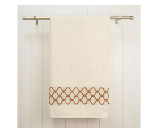 Ręcznik kąpielowy Tangier Cream & Caramel 48x90 cm